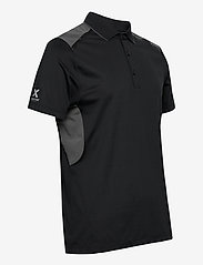 Abacus - Mens Scratch 37.5 polo - short-sleeved polos - black - 2