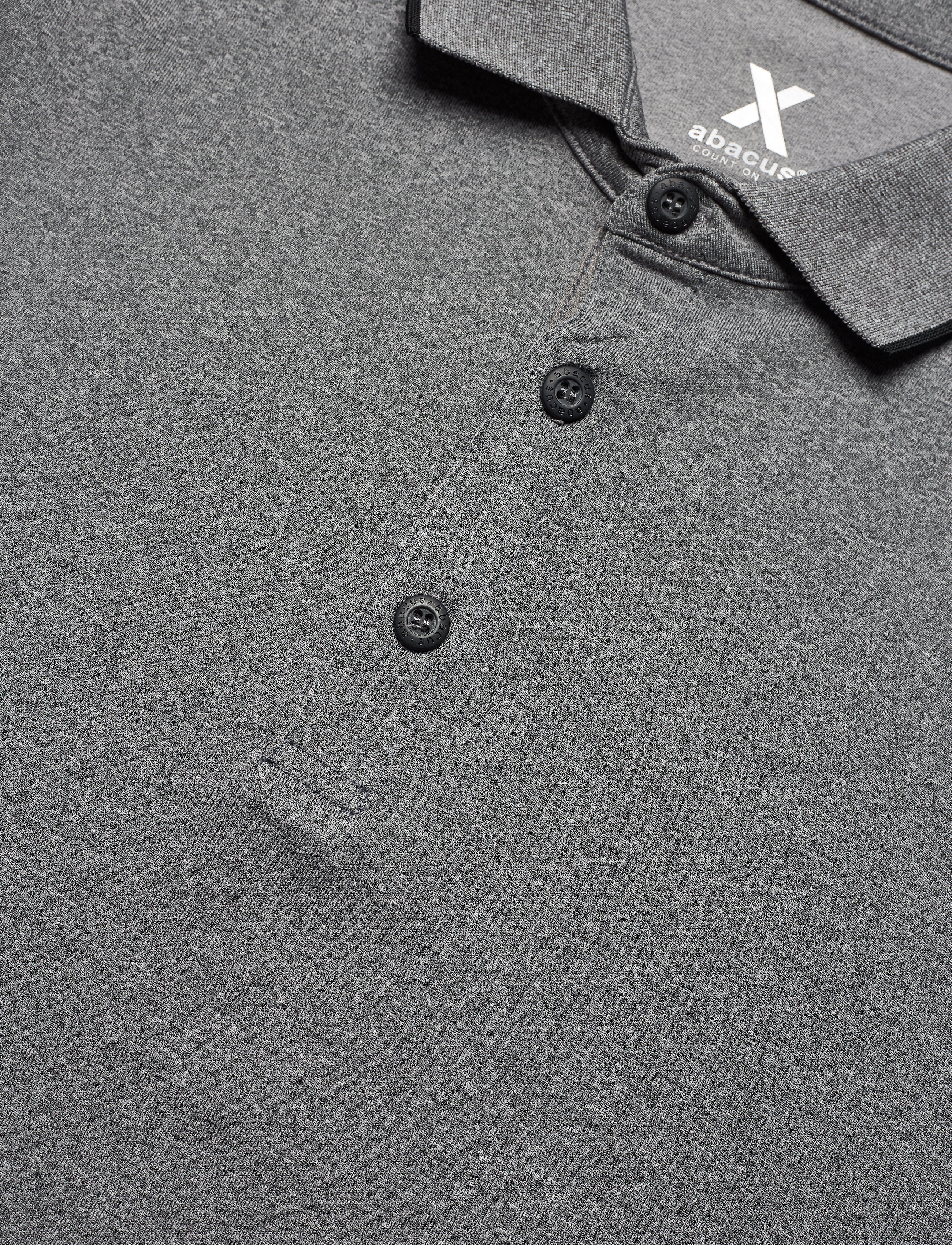 Abacus - Mens Scratch 37.5 polo - lt.greymelange - 2