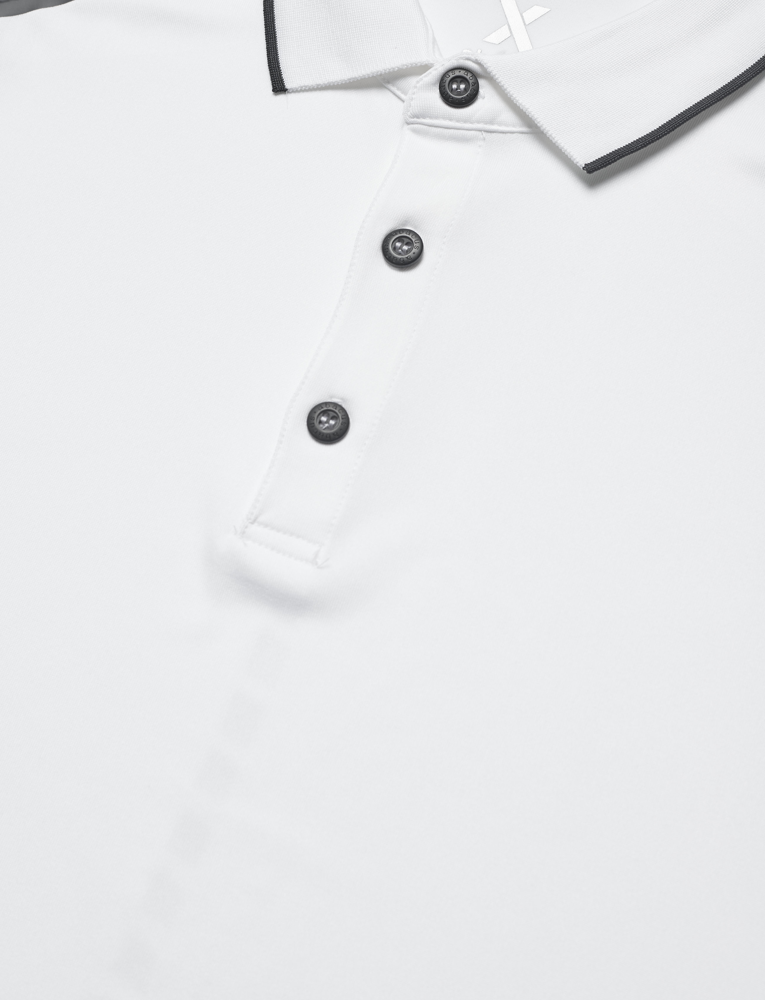 Abacus - Mens Scratch 37.5 polo - white - 3