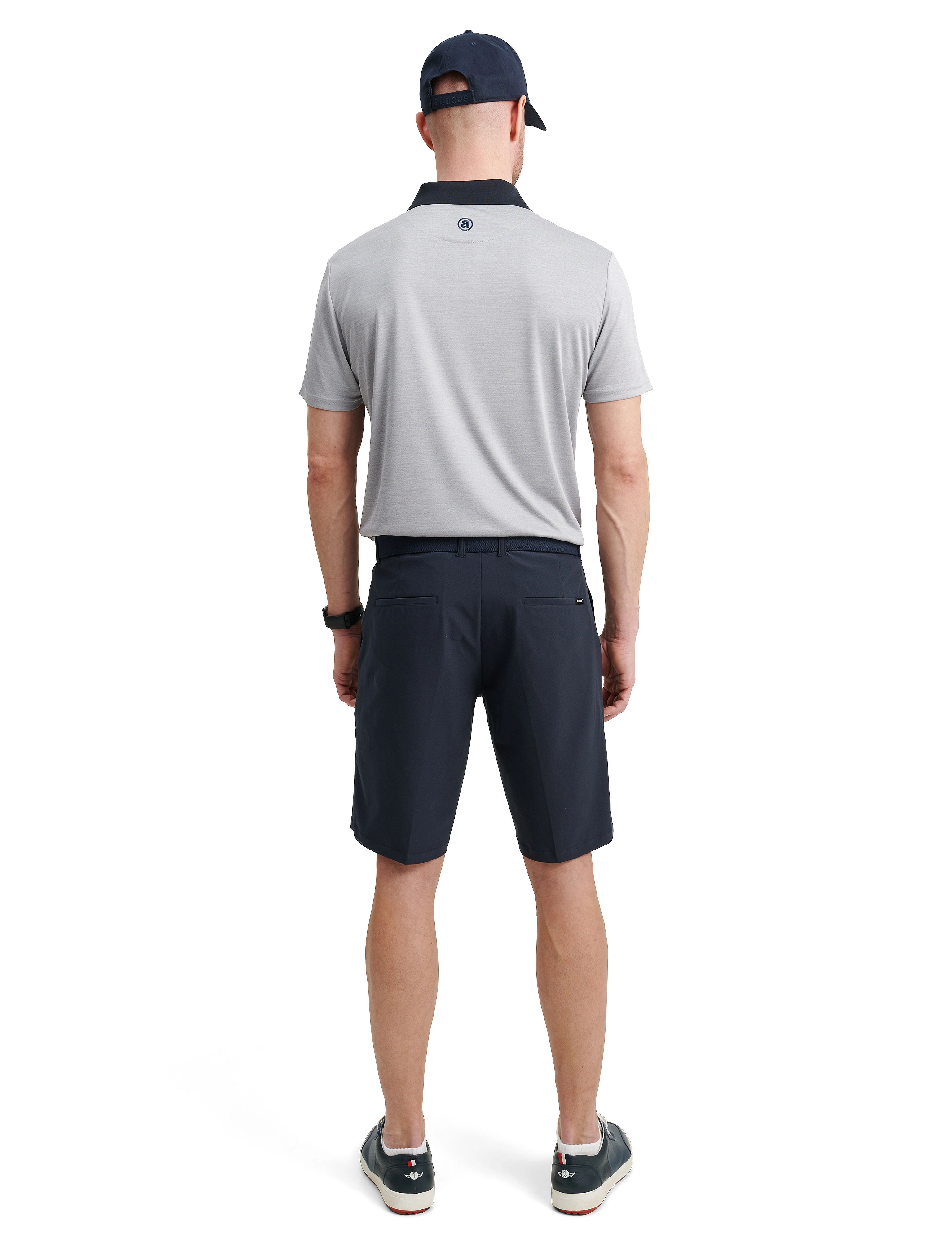 Abacus - Mens Hudson drycool polo - lt.greymelange - 3