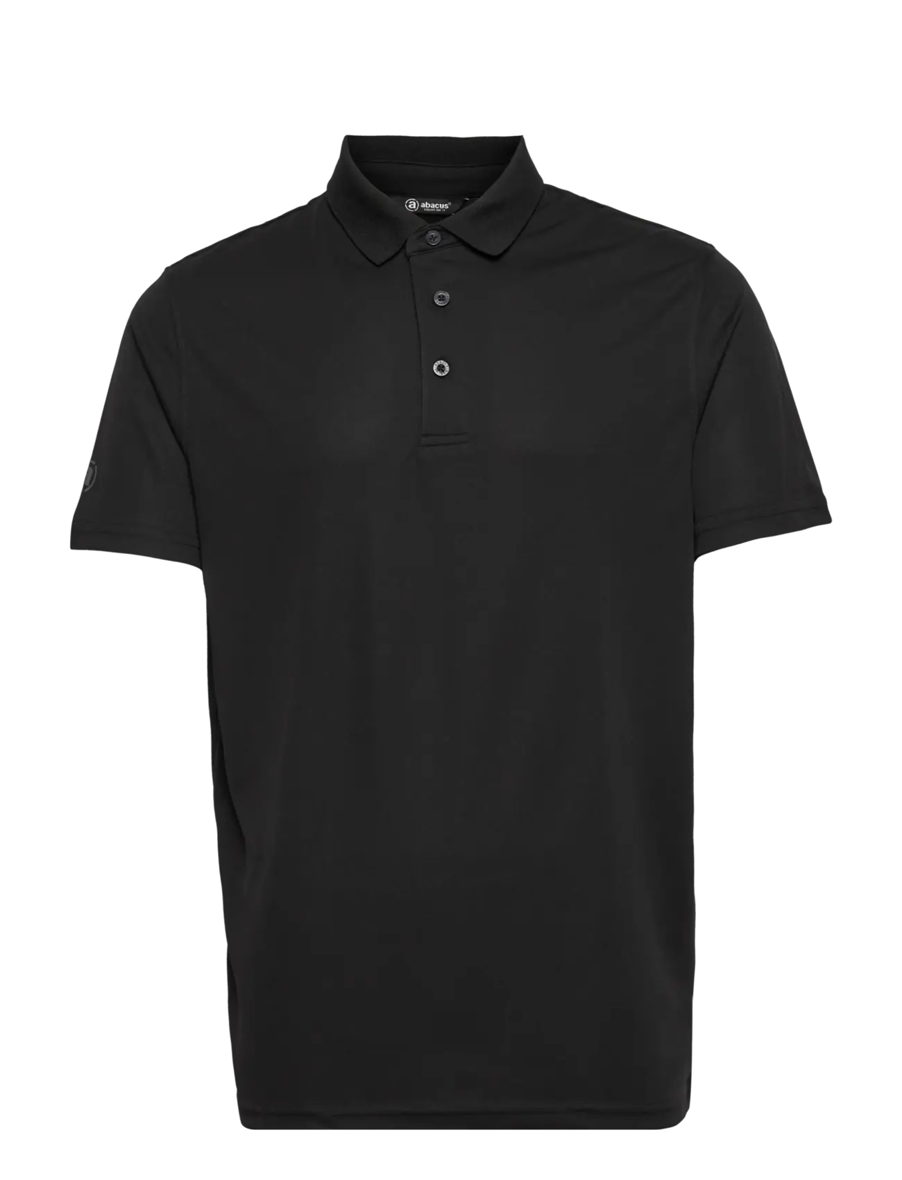 Abacus Mens Cray drycool polo - Abacus - BLACK / black