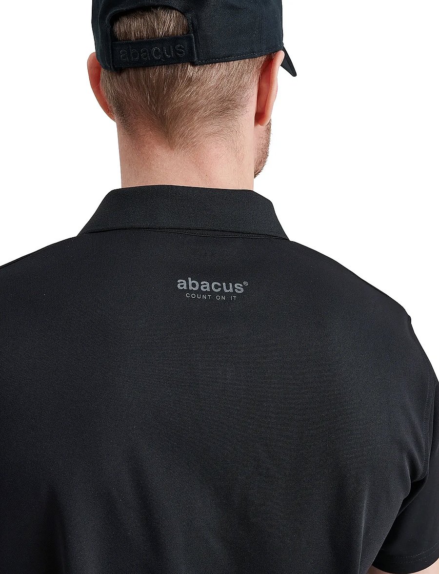 Abacus - Mens Cray drycool polo - oberteile & t-shirts - black - 5