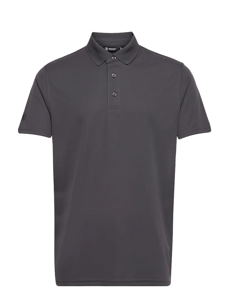 Abacus - Mens Cray drycool polo - toppe & t-shirts - dk.grey - 0