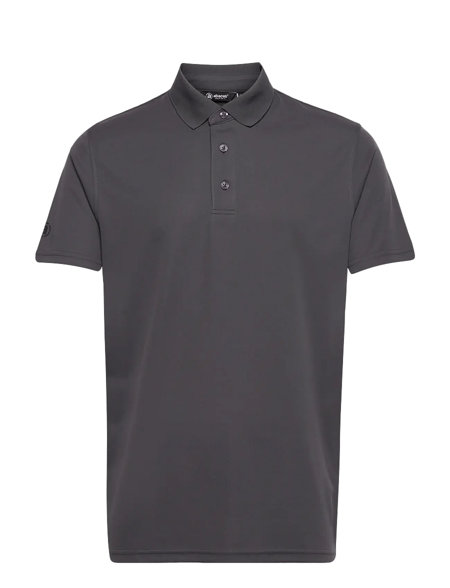 Abacus - Mens Cray drycool polo - oberteile & t-shirts - dk.grey - 1