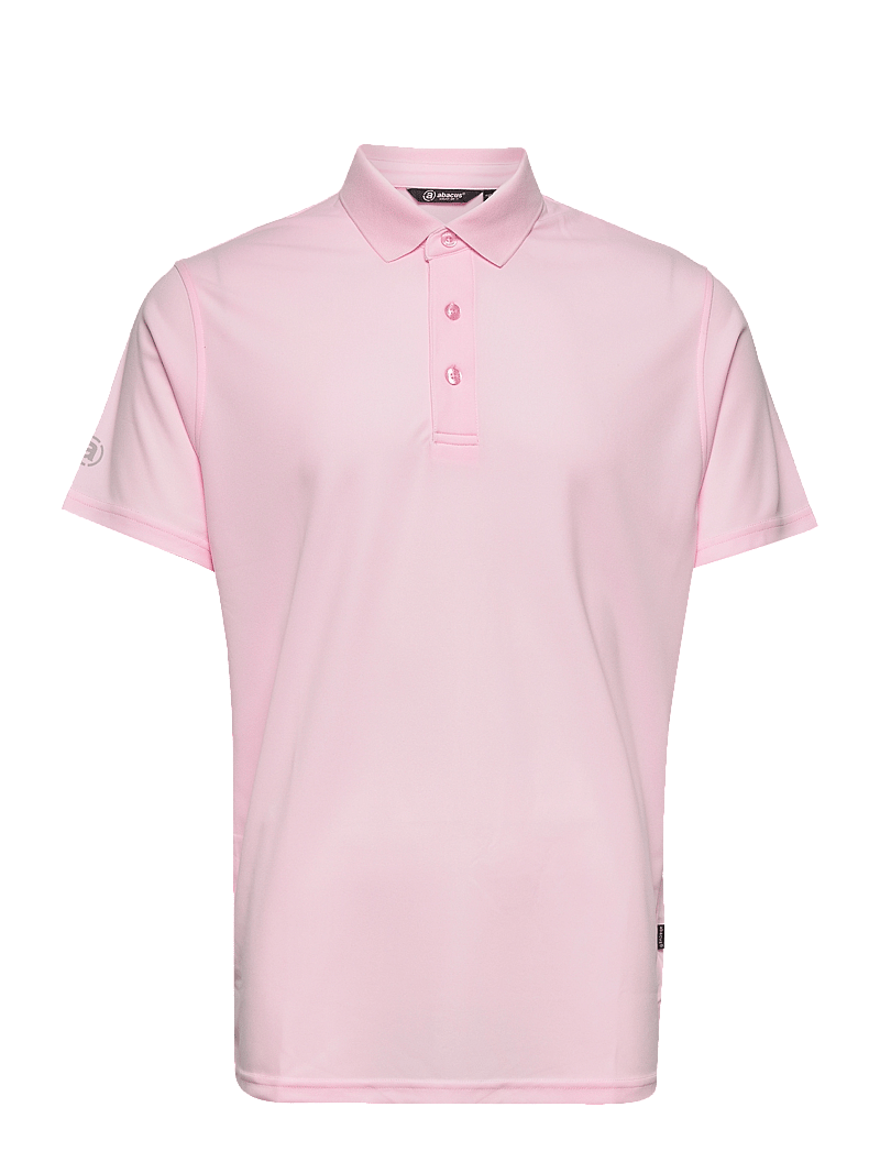 Abacus - Mens Cray drycool polo - toppe & t-shirts - lt.pink - 1