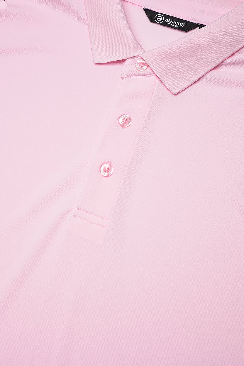 Abacus - Mens Cray drycool polo - toppe & t-shirts - lt.pink - 5