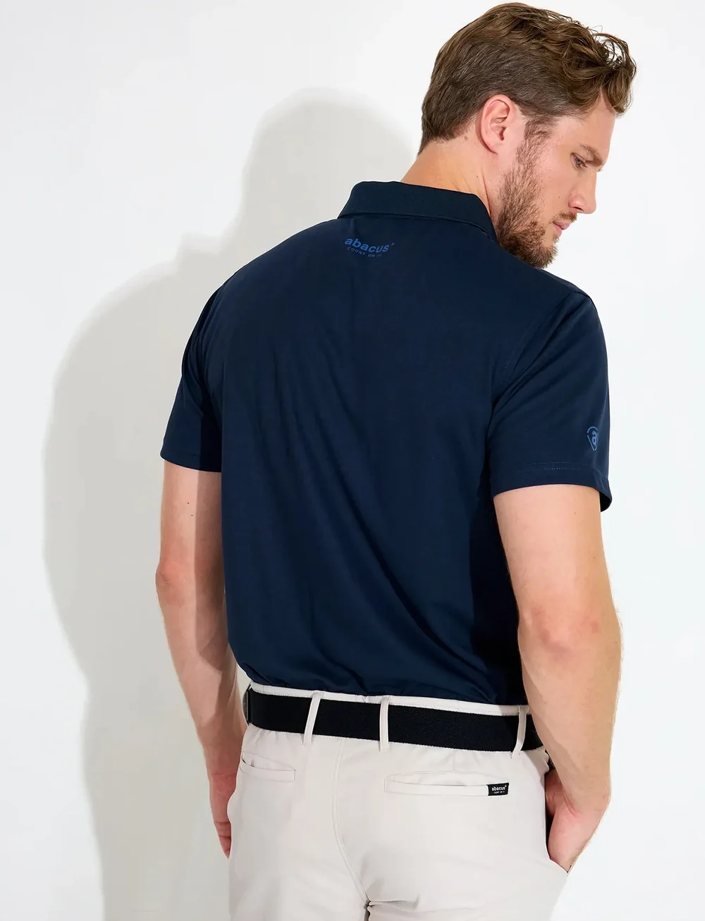 Abacus - Mens Cray drycool polo - toppar & t-shirts - navy - 3