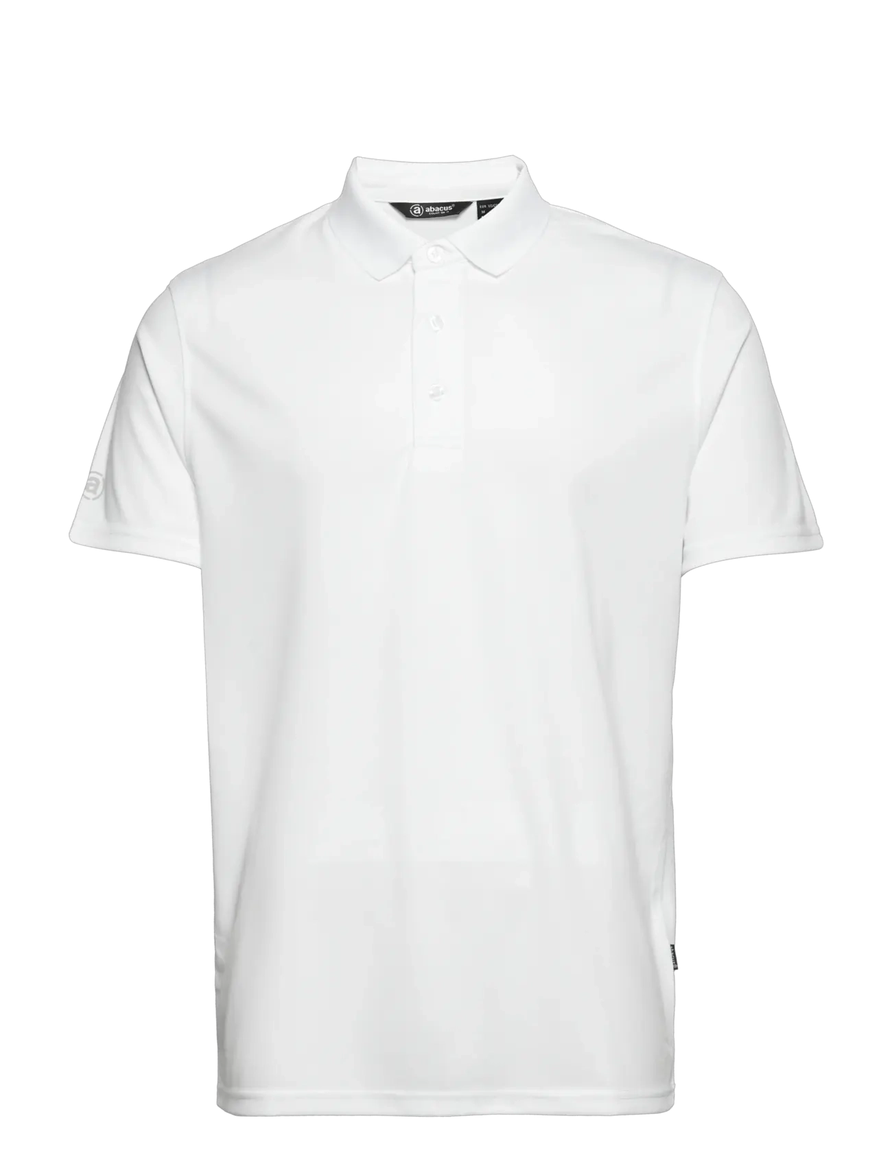 Abacus Mens Cray drycool polo - Abacus - WHITE / white