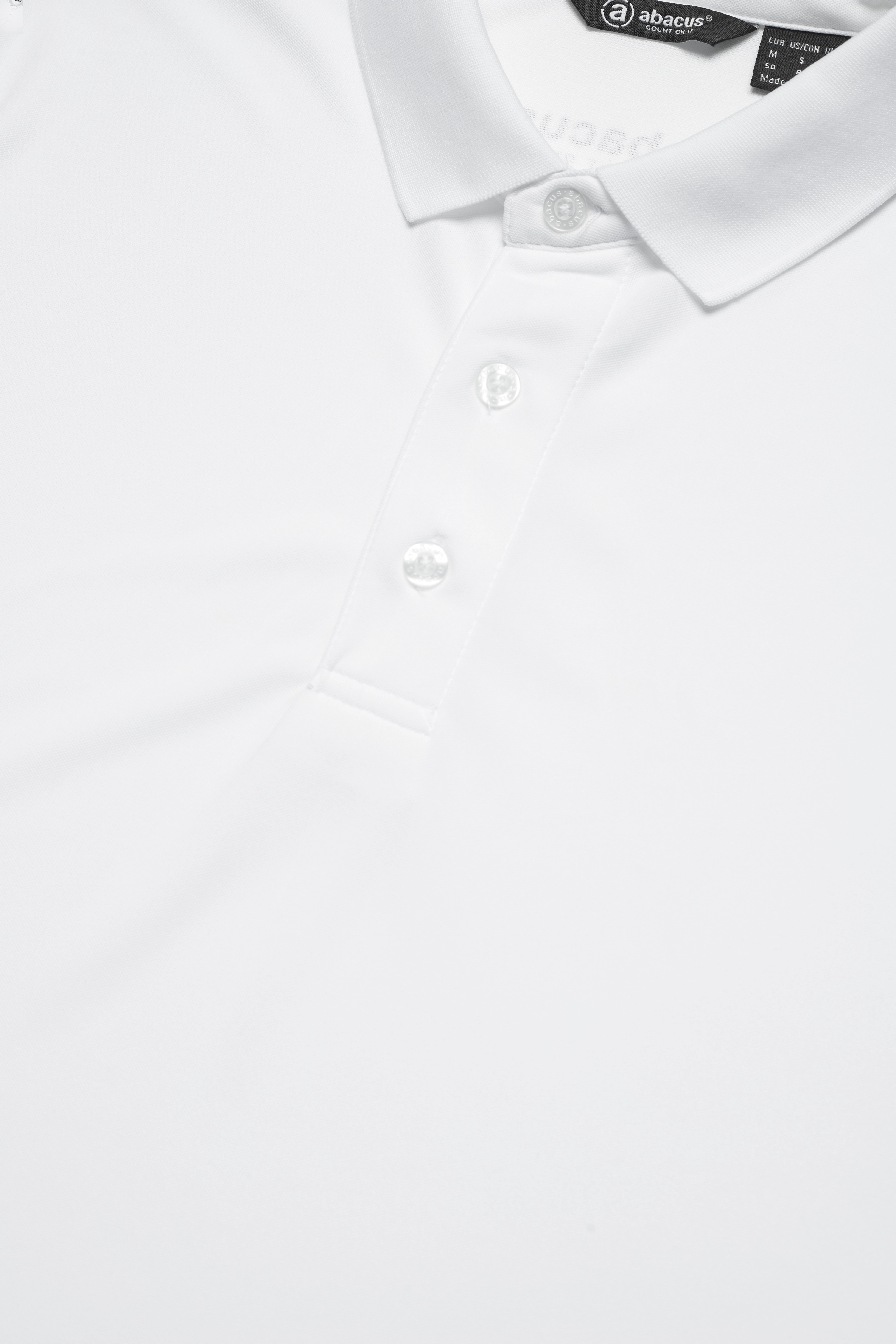 Abacus - Mens Cray drycool polo - toppe & t-shirts - white - 5