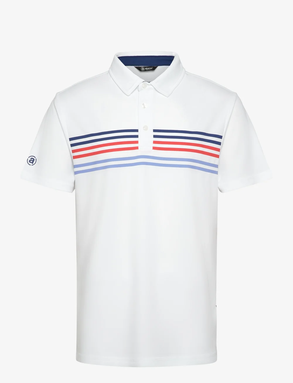 Abacus - Mens Telford drycool polo - oberteile & t-shirts - white - 1