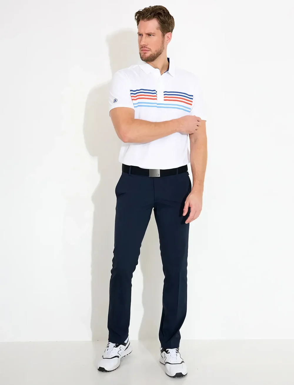 Abacus - Mens Telford drycool polo - oberteile & t-shirts - white - 0