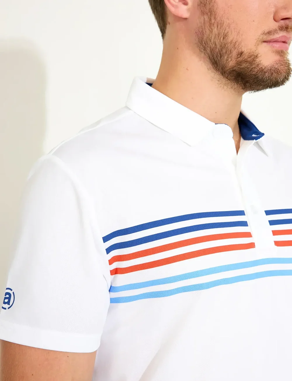 Abacus - Mens Telford drycool polo - oberteile & t-shirts - white - 4