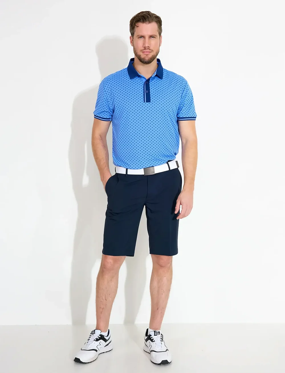 Abacus - Mens Dunsten drycool polo - oberteile & t-shirts - heaven - 4
