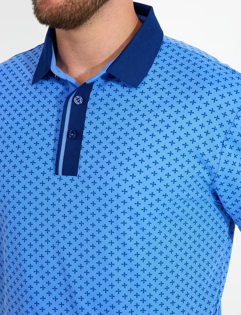 Abacus - Mens Dunsten drycool polo - oberteile & t-shirts - heaven - 5