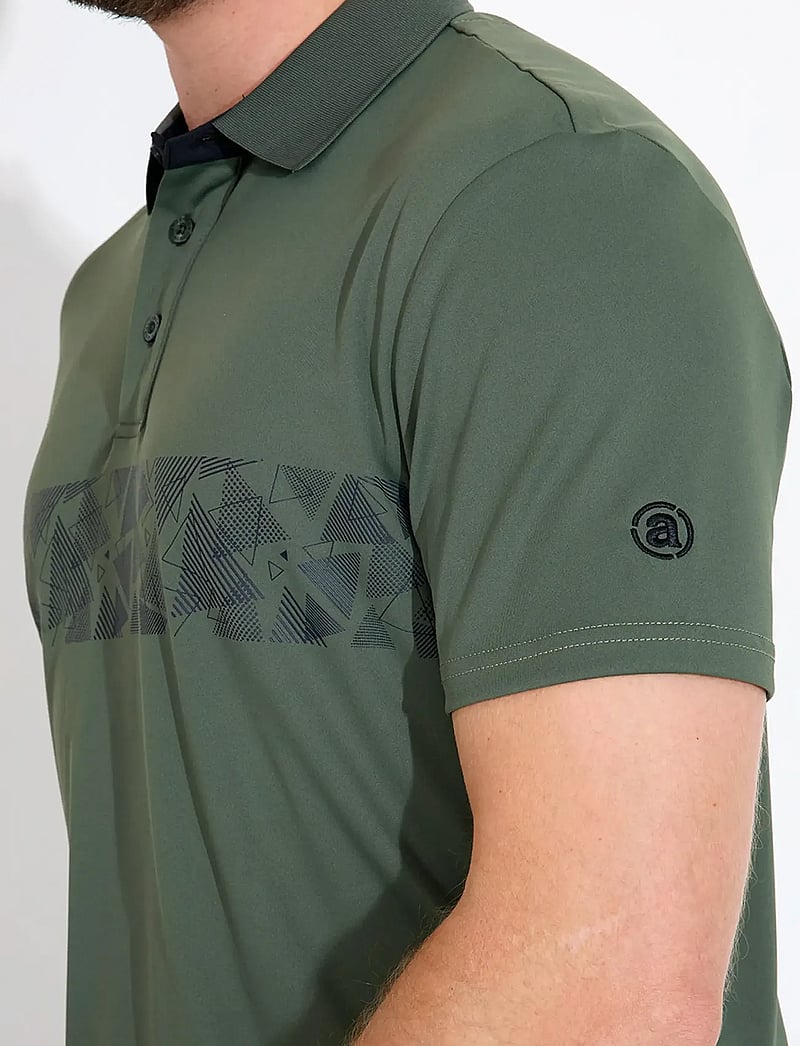 Abacus - Mens Walton drycool polo - toppar & t-shirts - forest - 5