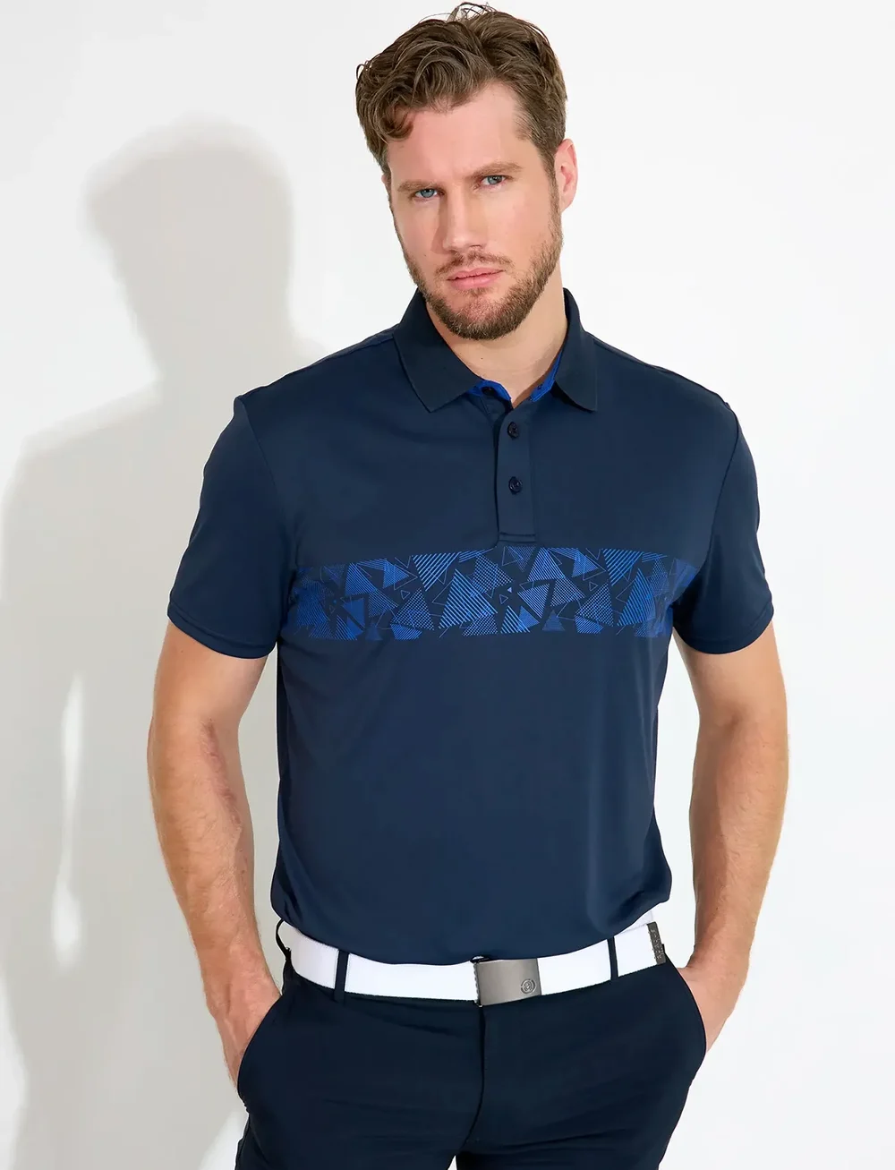 Abacus - Mens Walton drycool polo - oberteile & t-shirts - navy - 0