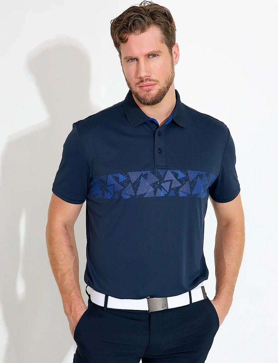 Abacus - Mens Walton drycool polo - navy - 0