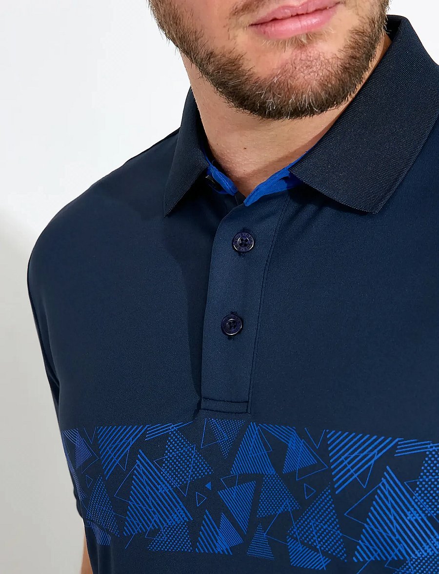 Abacus - Mens Walton drycool polo - navy - 5