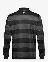 Abacus - Mens Hudson longsleeve - langærmede poloer - black/antracit - 1