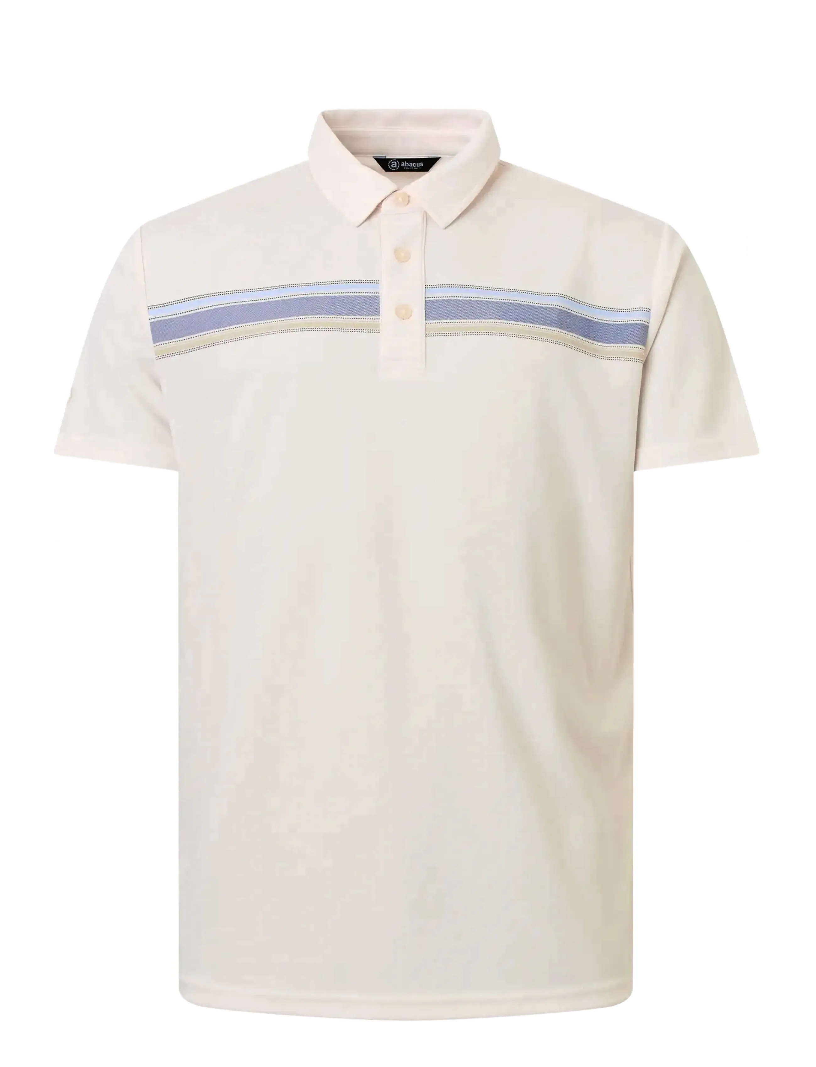 Abacus Mens Cruit drycool polo - Tänavastiil - CLAM / white