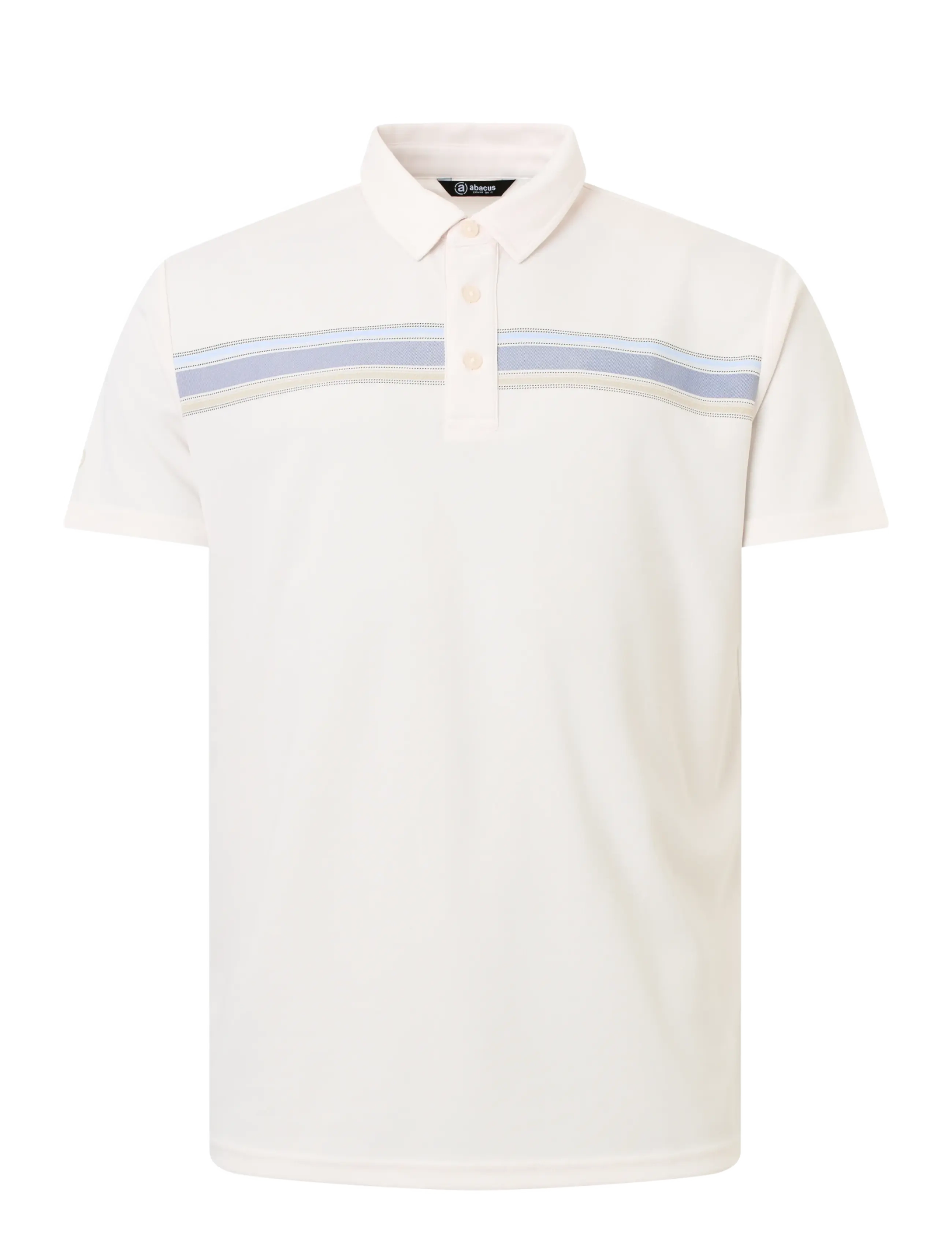 Abacus Mens Cruit drycool polo - Oberteile - CLAM / white