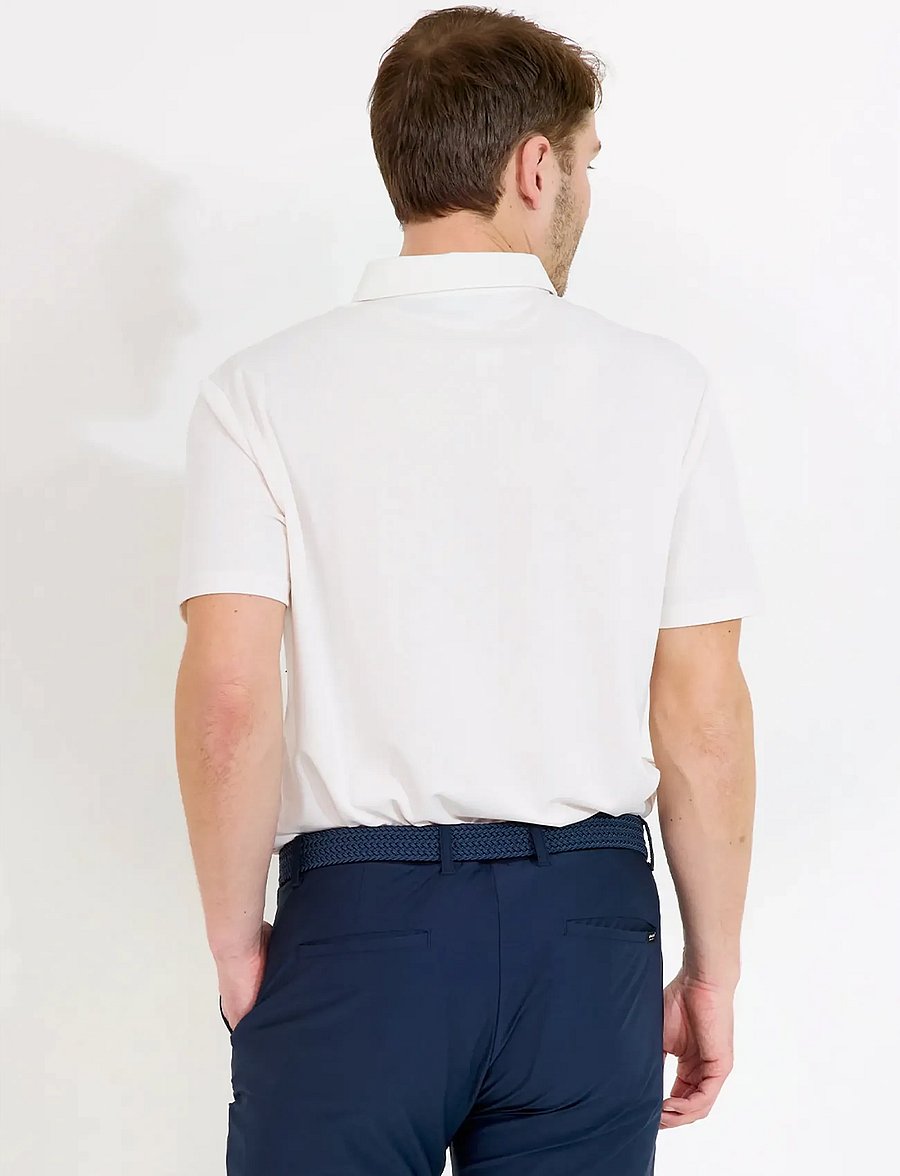 Abacus - Mens Cruit drycool polo - toppe & t-shirts - clam - 2