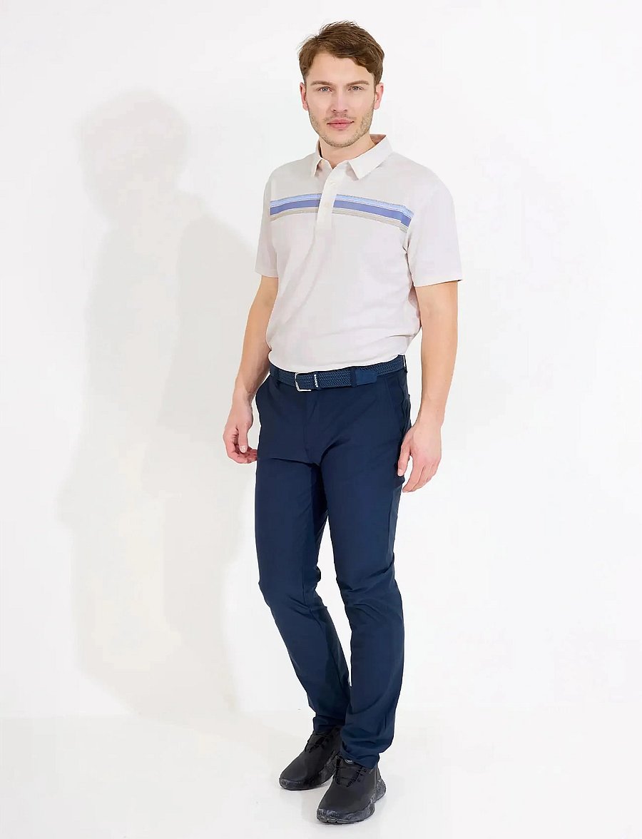 Abacus - Mens Cruit drycool polo - toppe & t-shirts - clam - 3