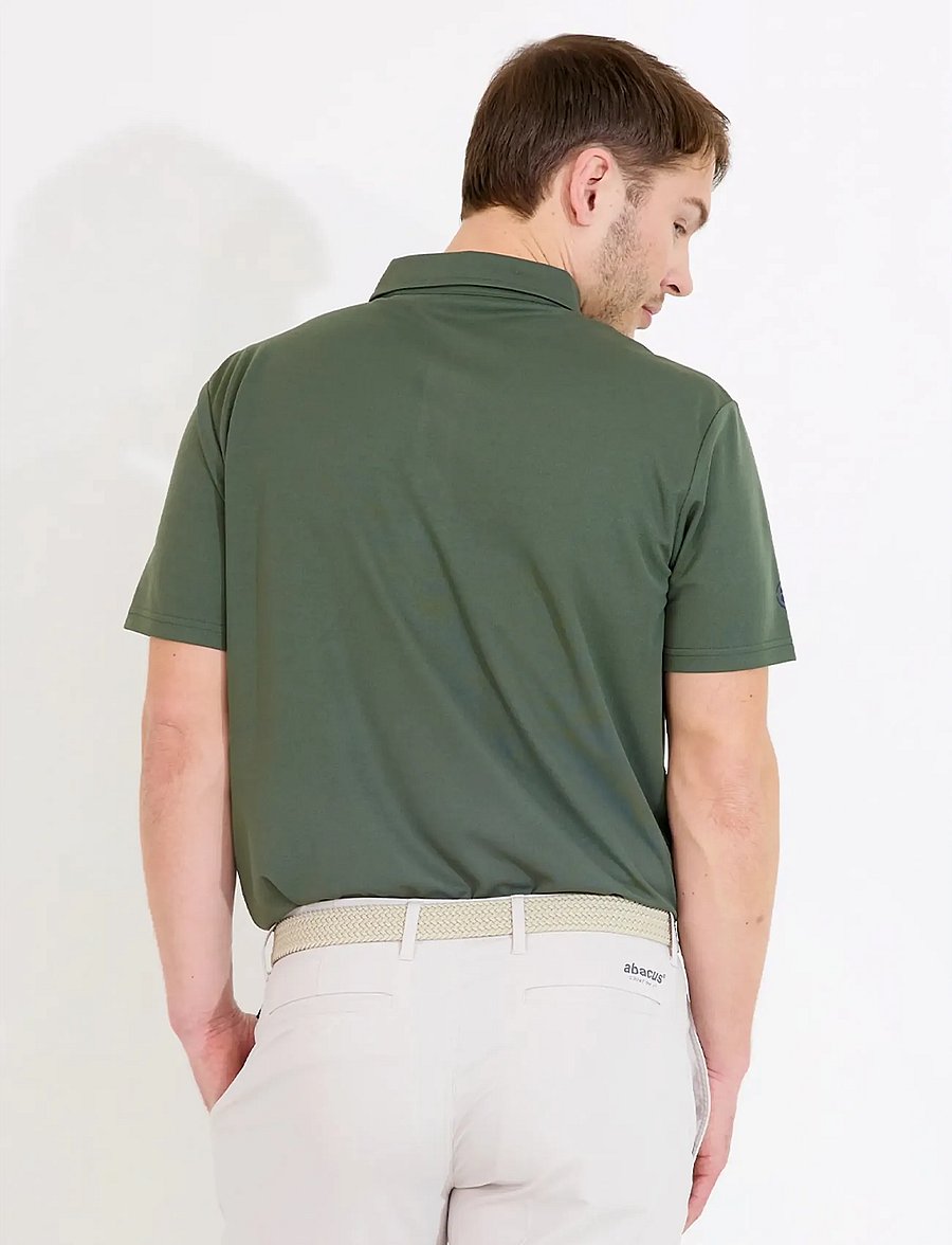 Abacus - Mens Cruit drycool polo - oberteile & t-shirts - forest - 2
