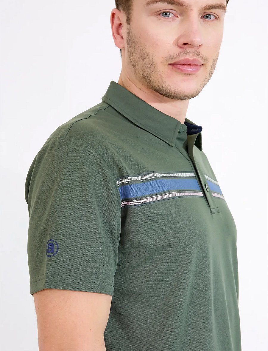 Abacus - Mens Cruit drycool polo - oberteile & t-shirts - forest - 4