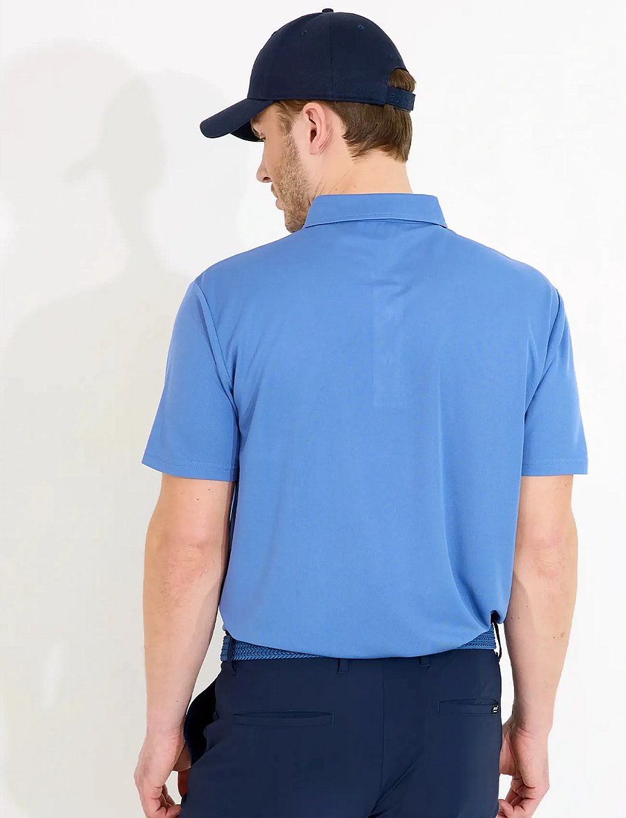 Abacus - Mens Cruit drycool polo - oberteile & t-shirts - horizon blue - 2