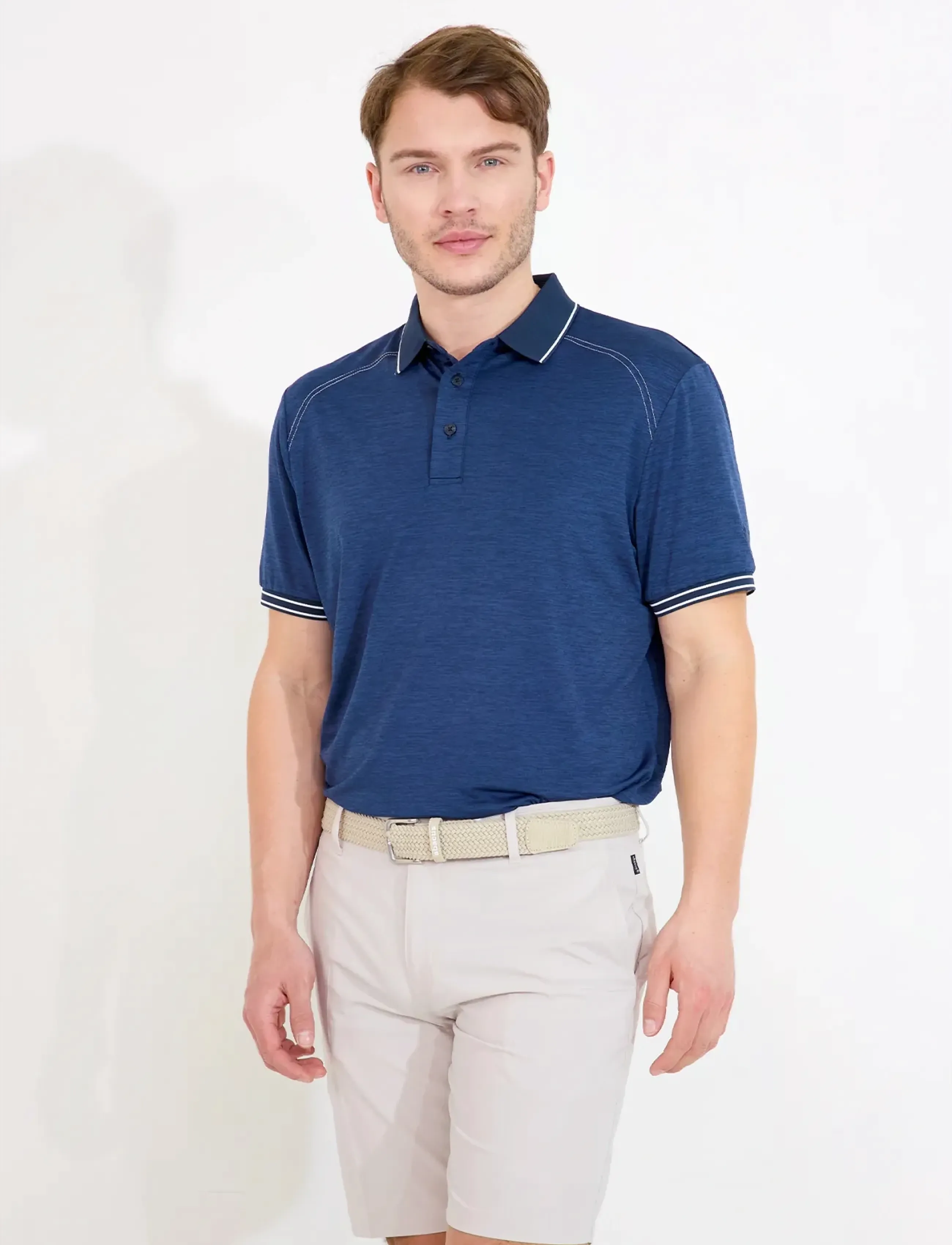 Abacus Mens Spey Drycool Polo, Mænd, Polo T-shirt, Navy, Str: S