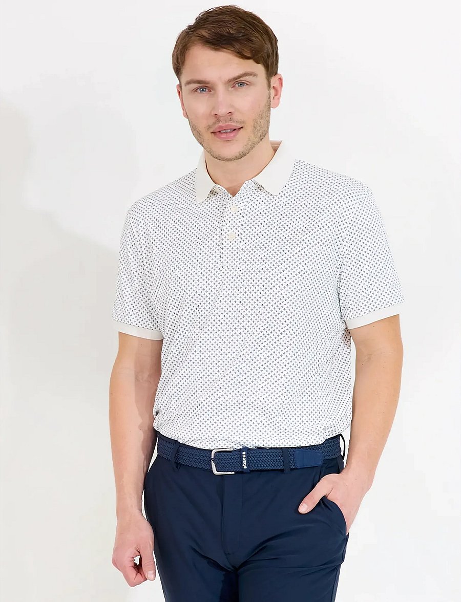 Abacus - Mens Hayden drycool polo - oberteile & t-shirts - clam - 0