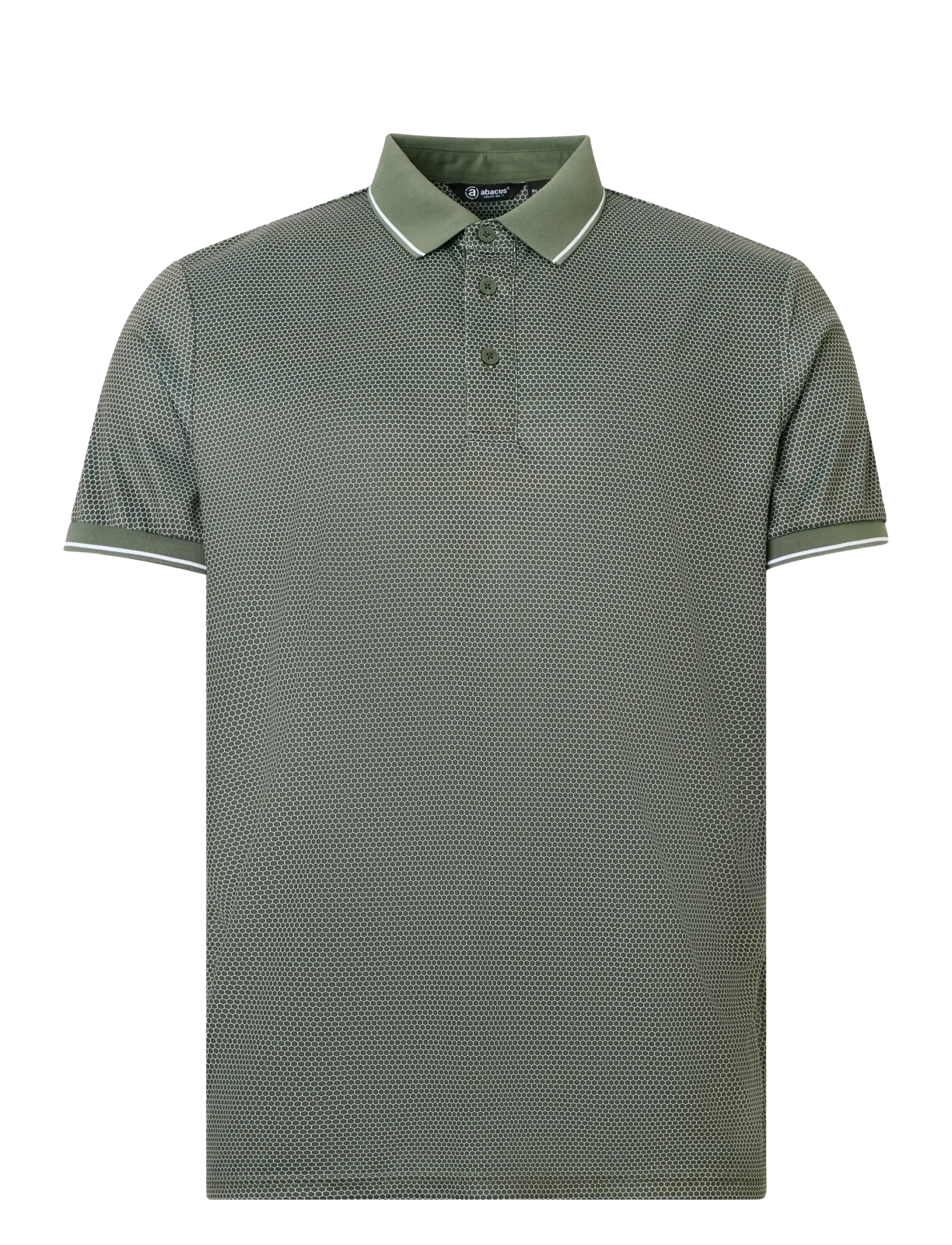 ABACUS Mens Headfort Drycool Polo Khaki - M - Herren
