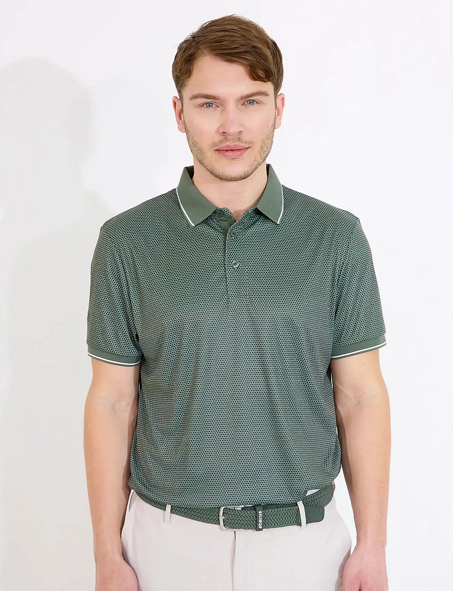 Abacus - Mens Headfort drycool polo - toppar & t-shirts - forest - 0