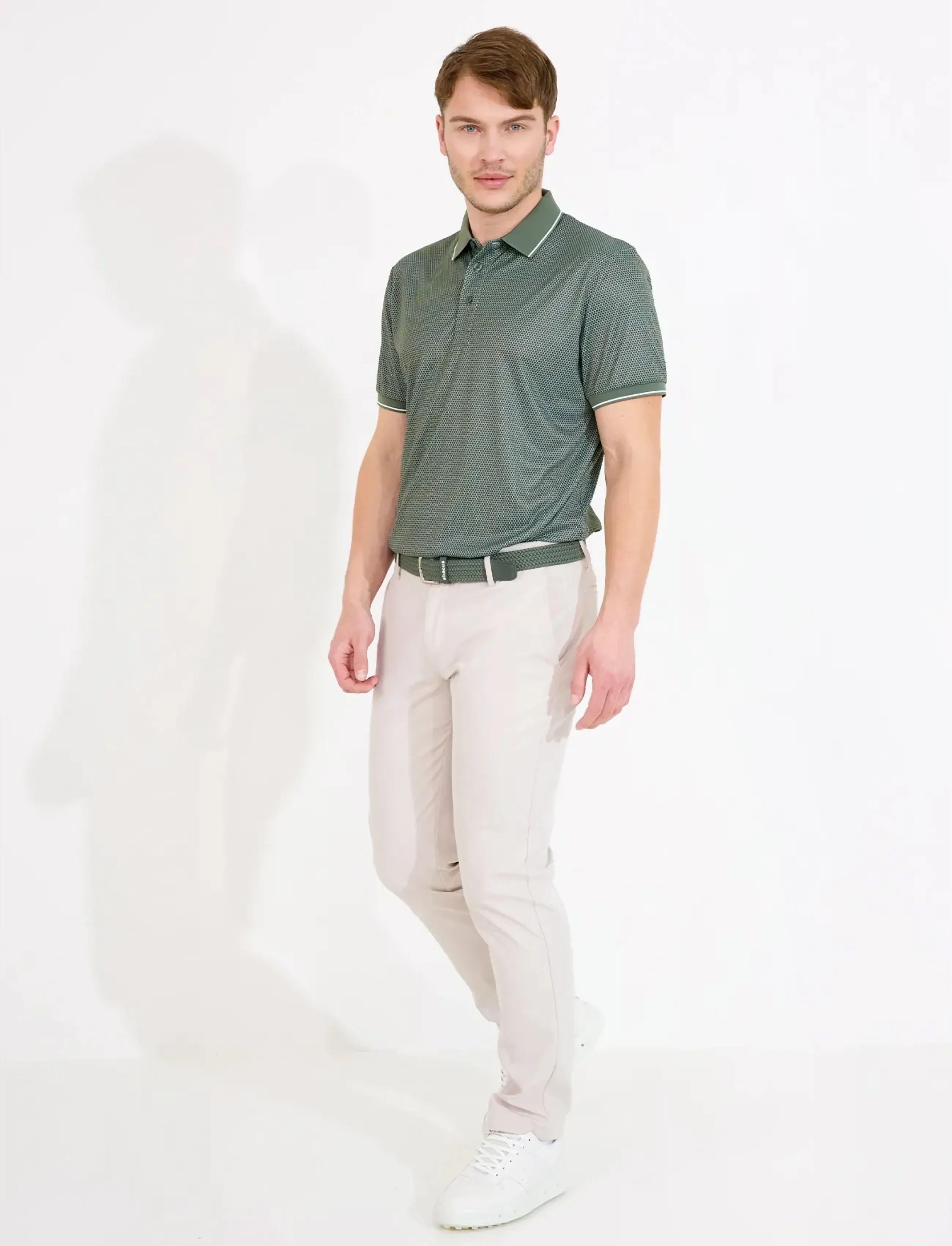 Abacus - Mens Headfort drycool polo - toppar & t-shirts - forest - 3