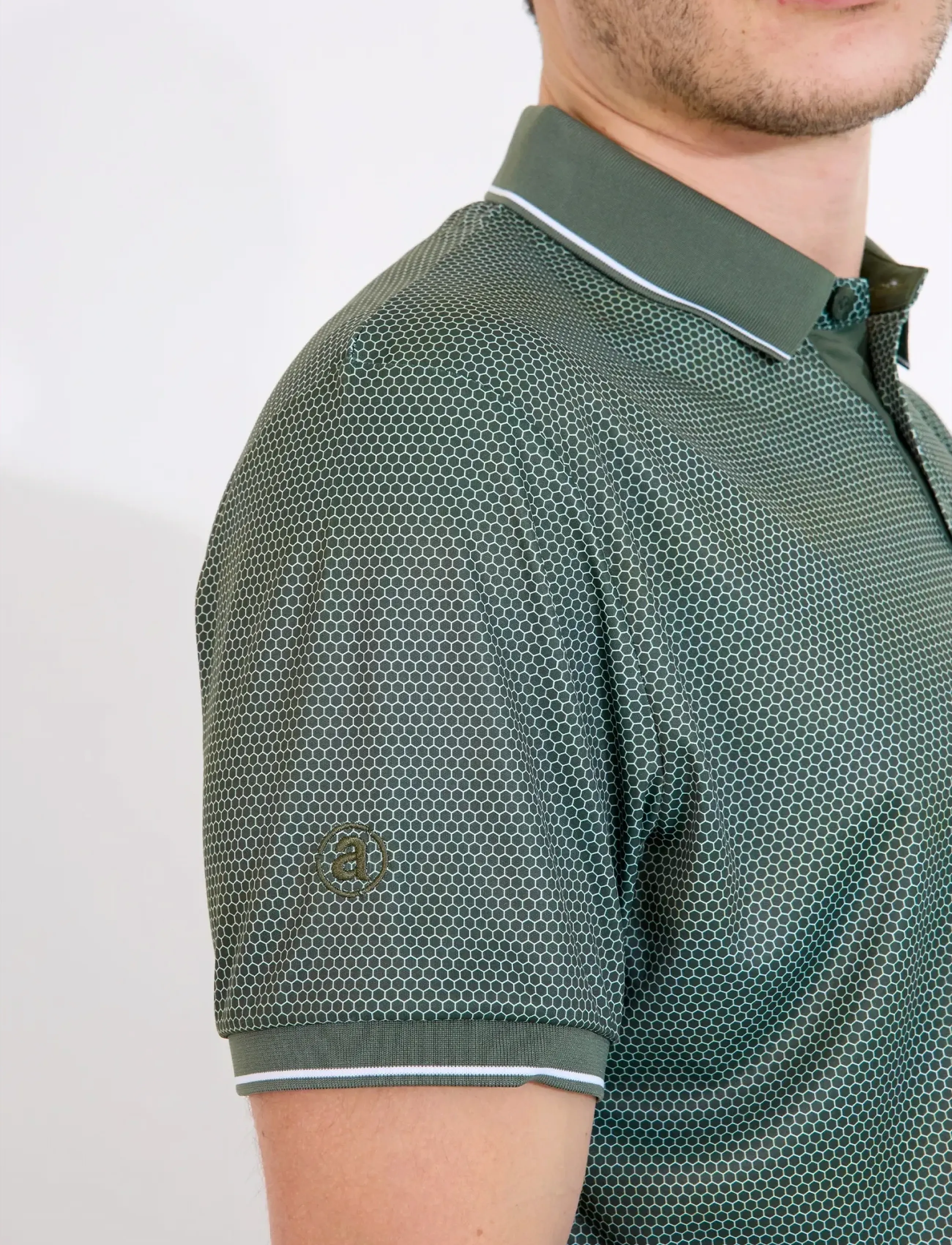 Abacus - Mens Headfort drycool polo - toppar & t-shirts - forest - 4