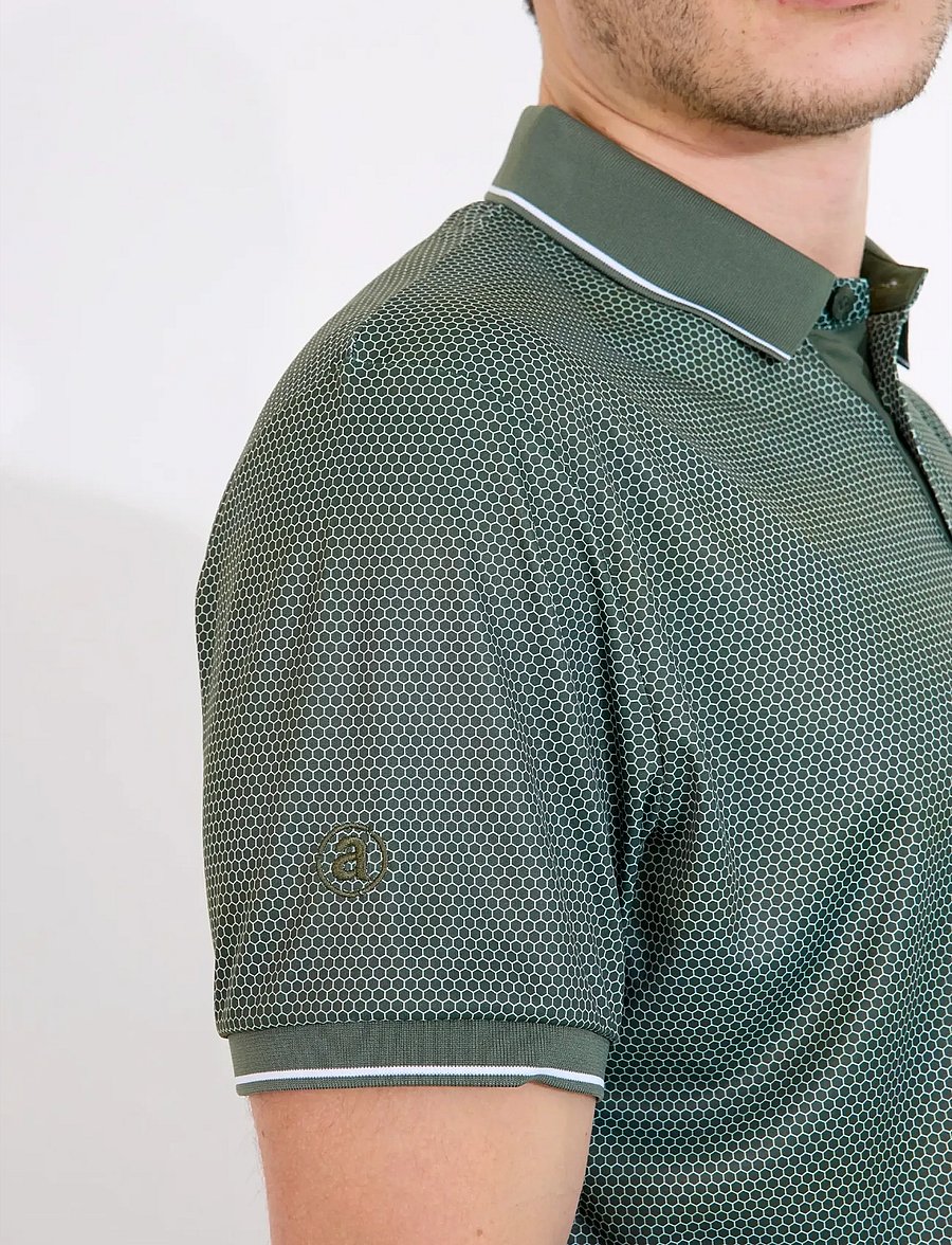Abacus - Mens Headfort drycool polo - toppar & t-shirts - forest - 4