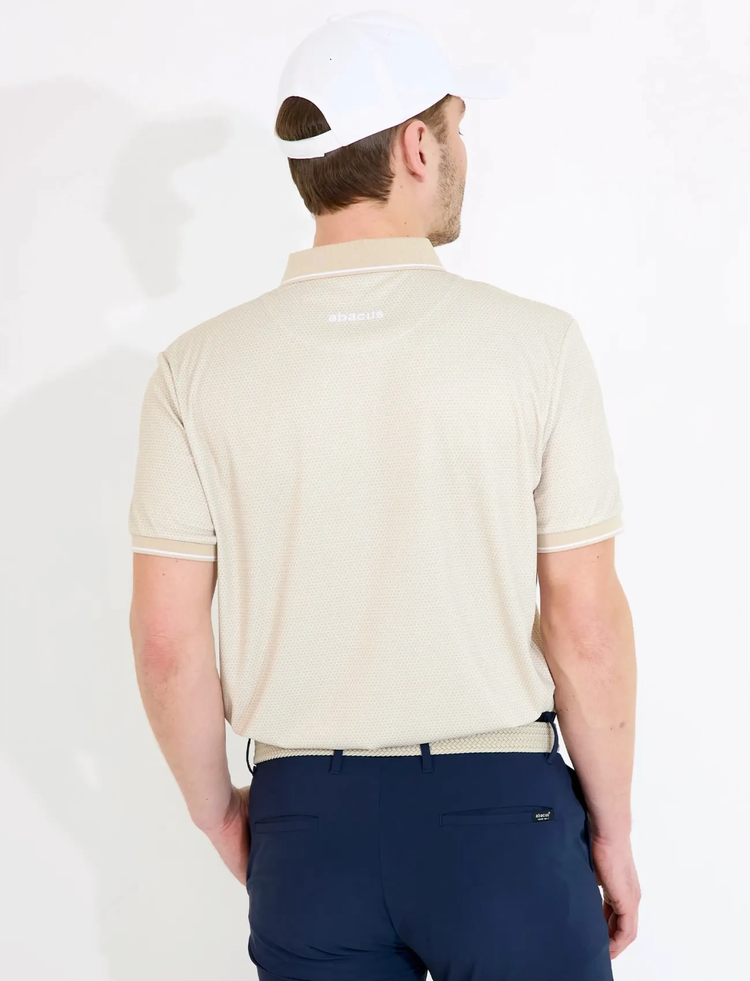 Abacus - Mens Headfort drycool polo - polos - lt.sand - 2