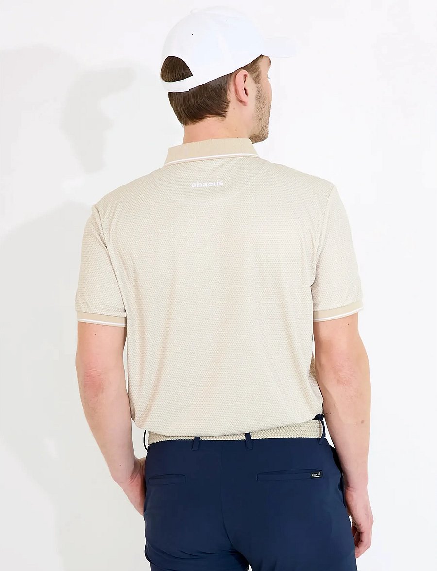 Abacus - Mens Headfort drycool polo - tops & t-shirts - lt.sand - 2