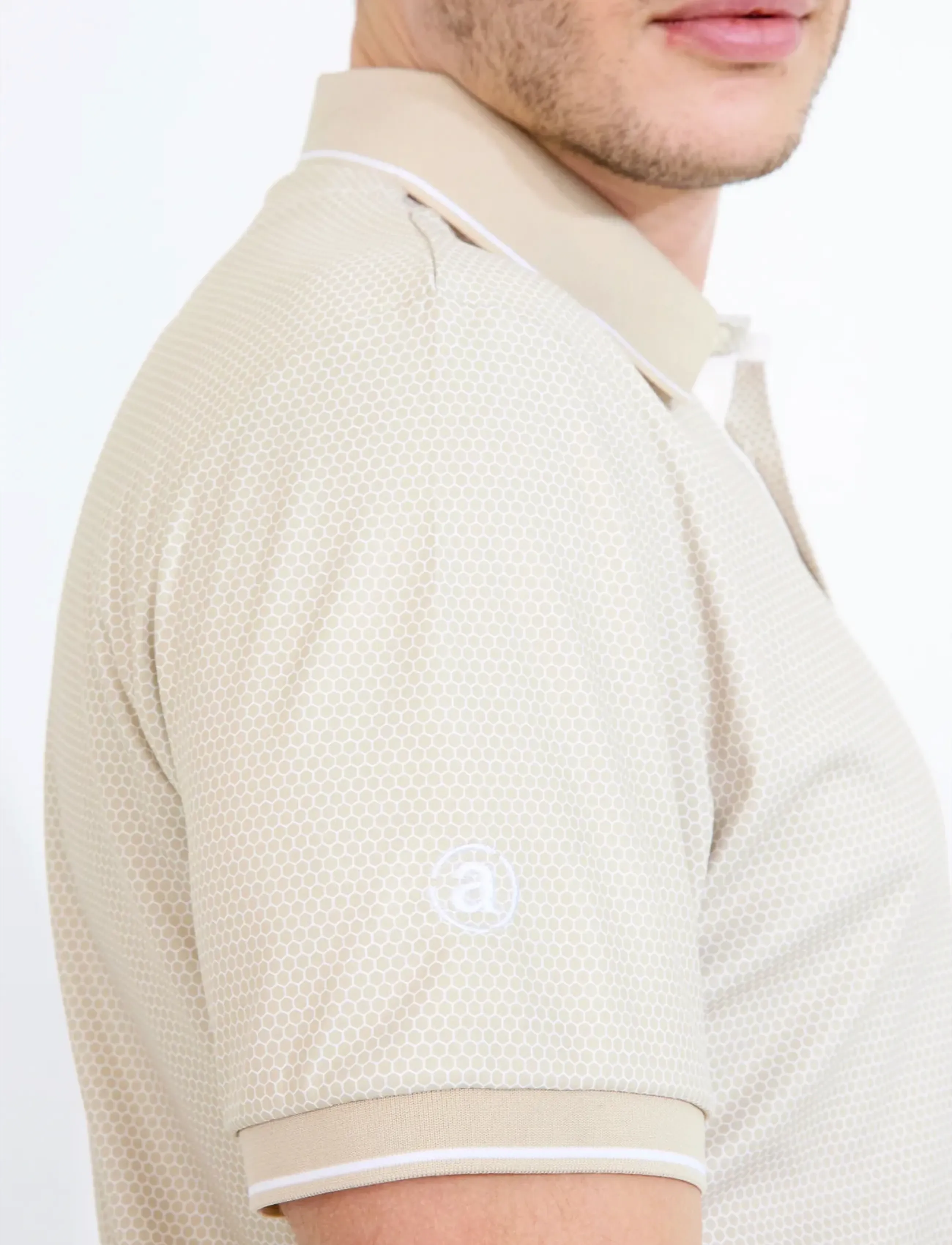 Abacus - Mens Headfort drycool polo - polos - lt.sand - 5