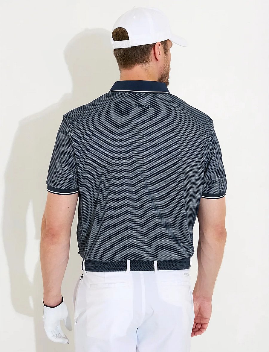 Abacus - Mens Headfort drycool polo - oberteile & t-shirts - navy - 2