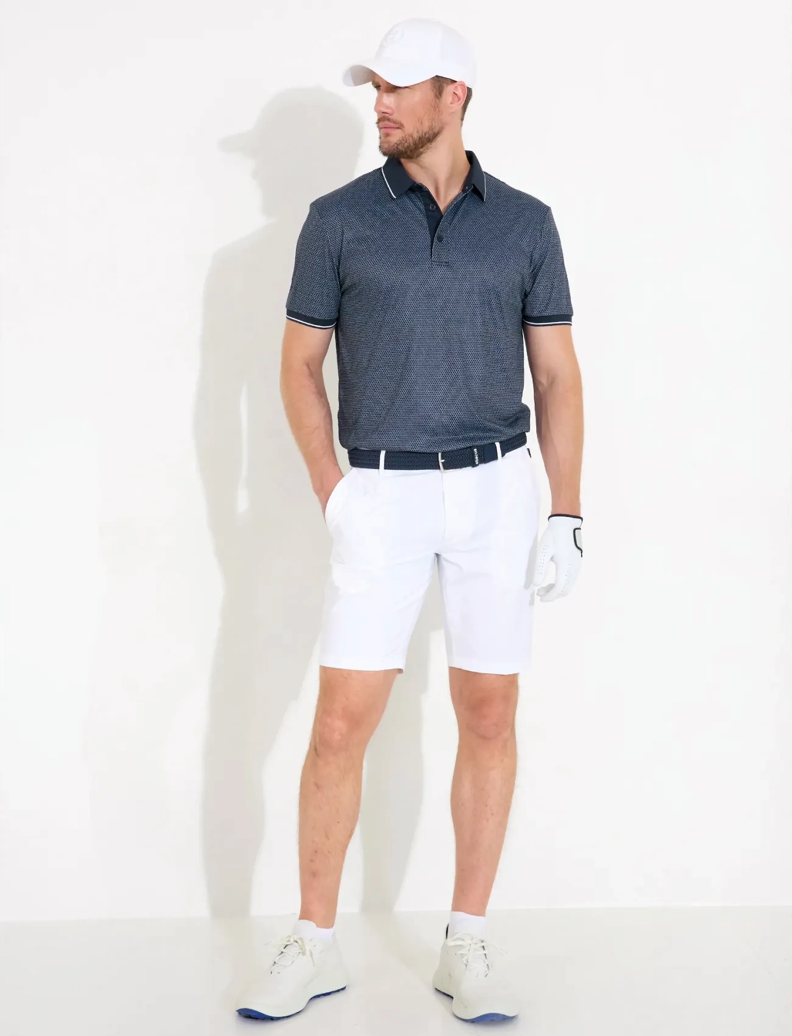 Abacus - Mens Headfort drycool polo - polos - navy - 3