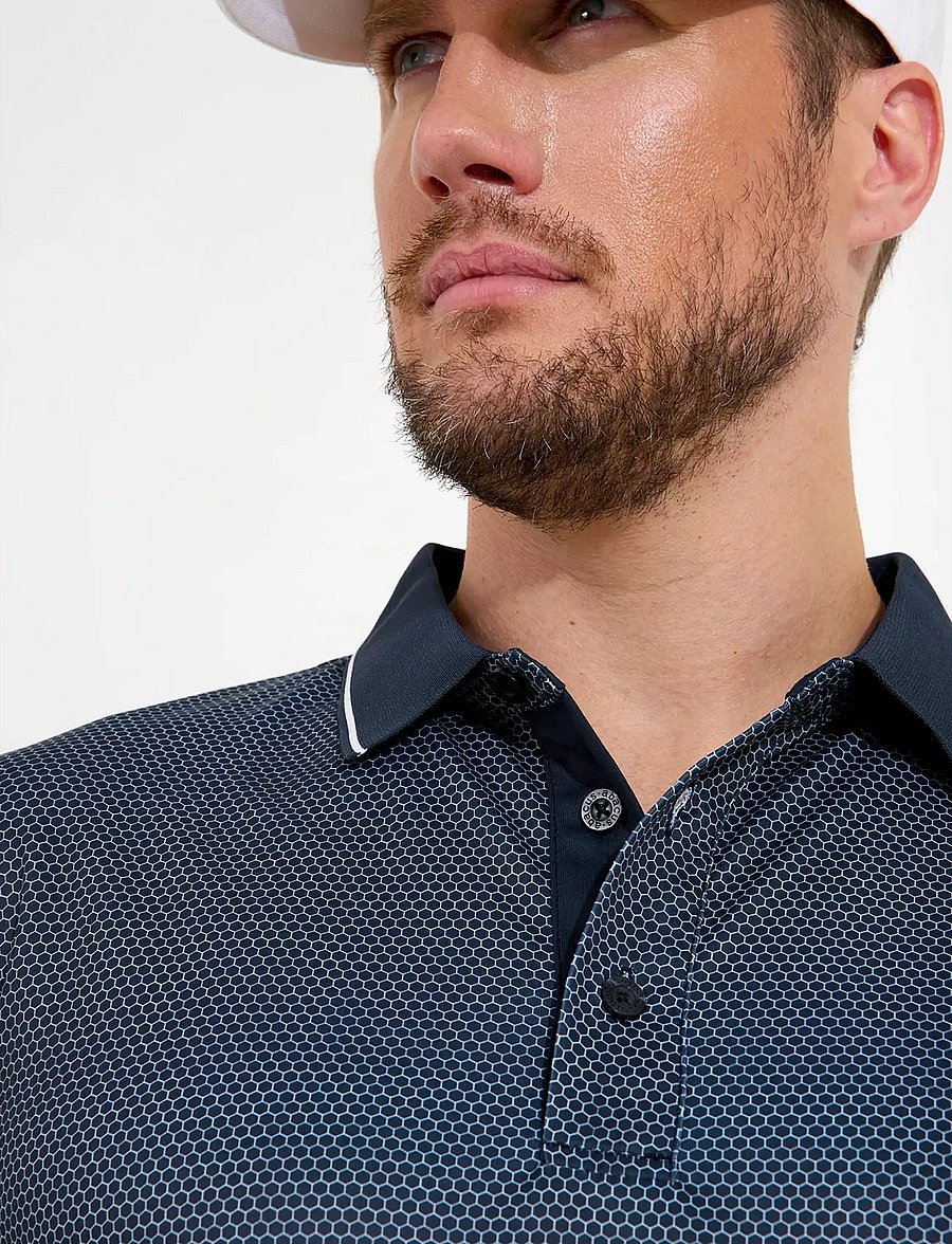 Abacus - Mens Headfort drycool polo - oberteile & t-shirts - navy - 4