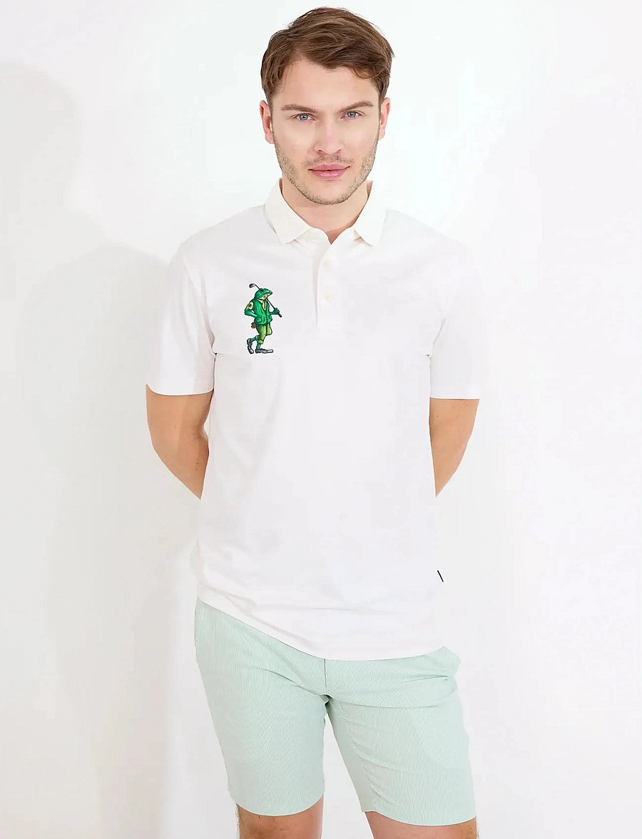 Abacus - Mens Froggy drycool polo - oberteile & t-shirts - clam - 0