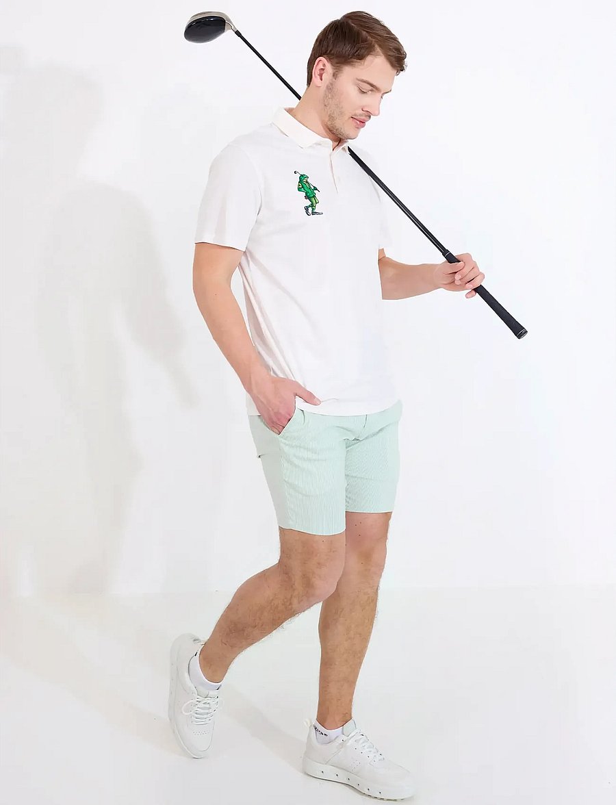 Abacus - Mens Froggy drycool polo - oberteile & t-shirts - clam - 4