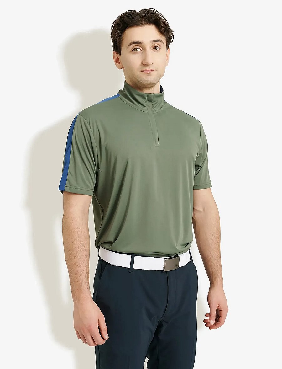 Abacus - Mens Aloha UV halfsleeve - toppar & t-shirts - forest - 0