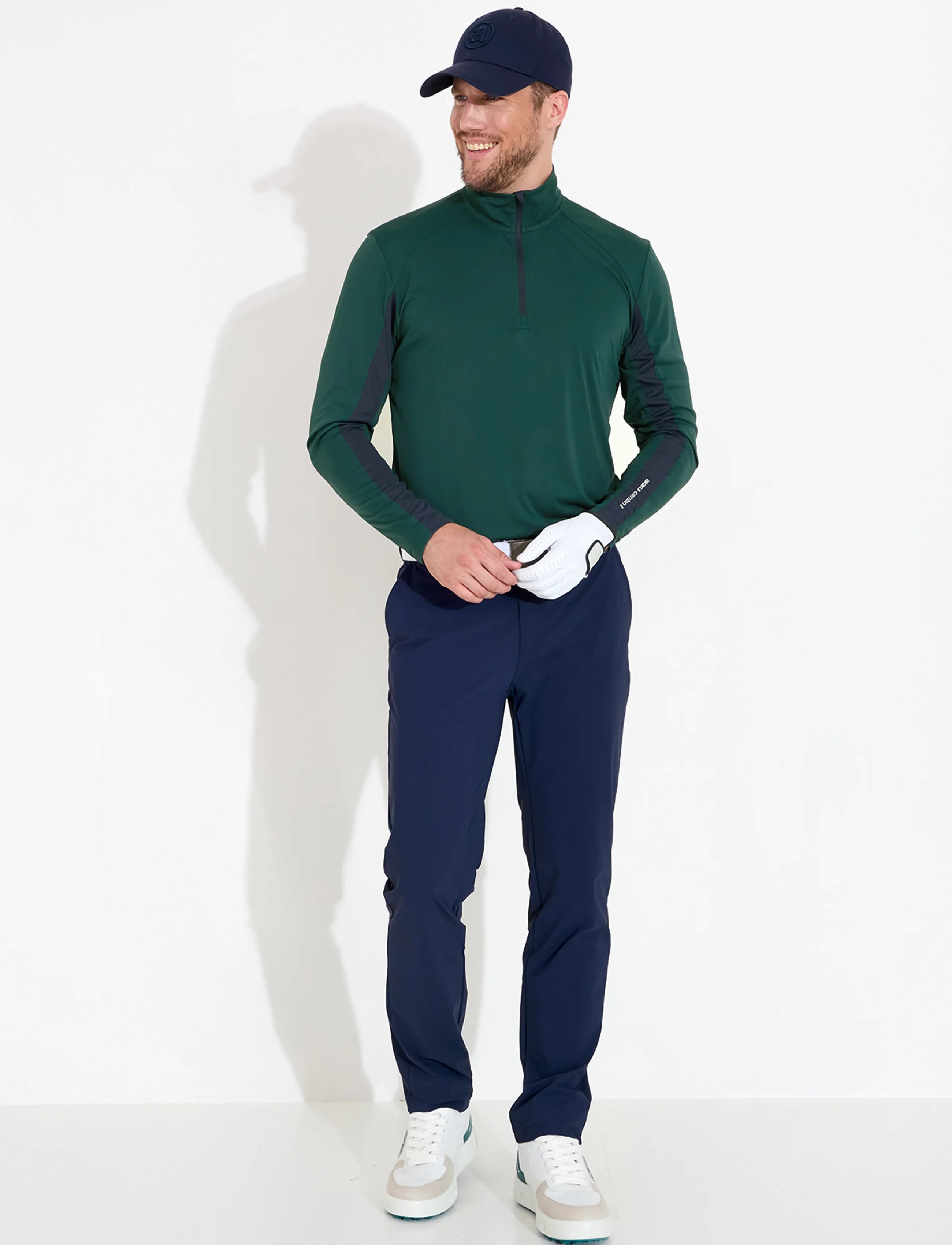 Abacus - Mens Aloha UV longsleeve - långärmade tröjor - course green - 3