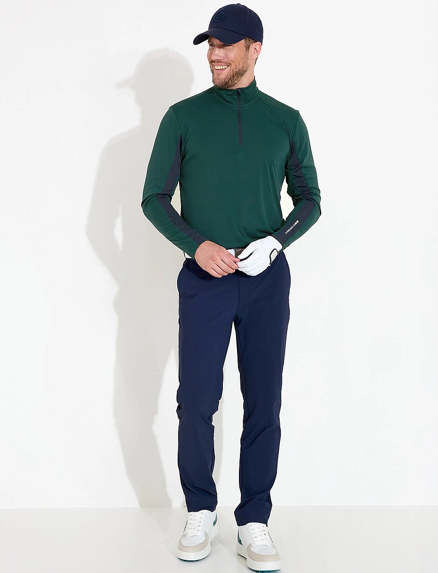 Abacus - Mens Aloha UV longsleeve - långärmade tröjor - course green - 3