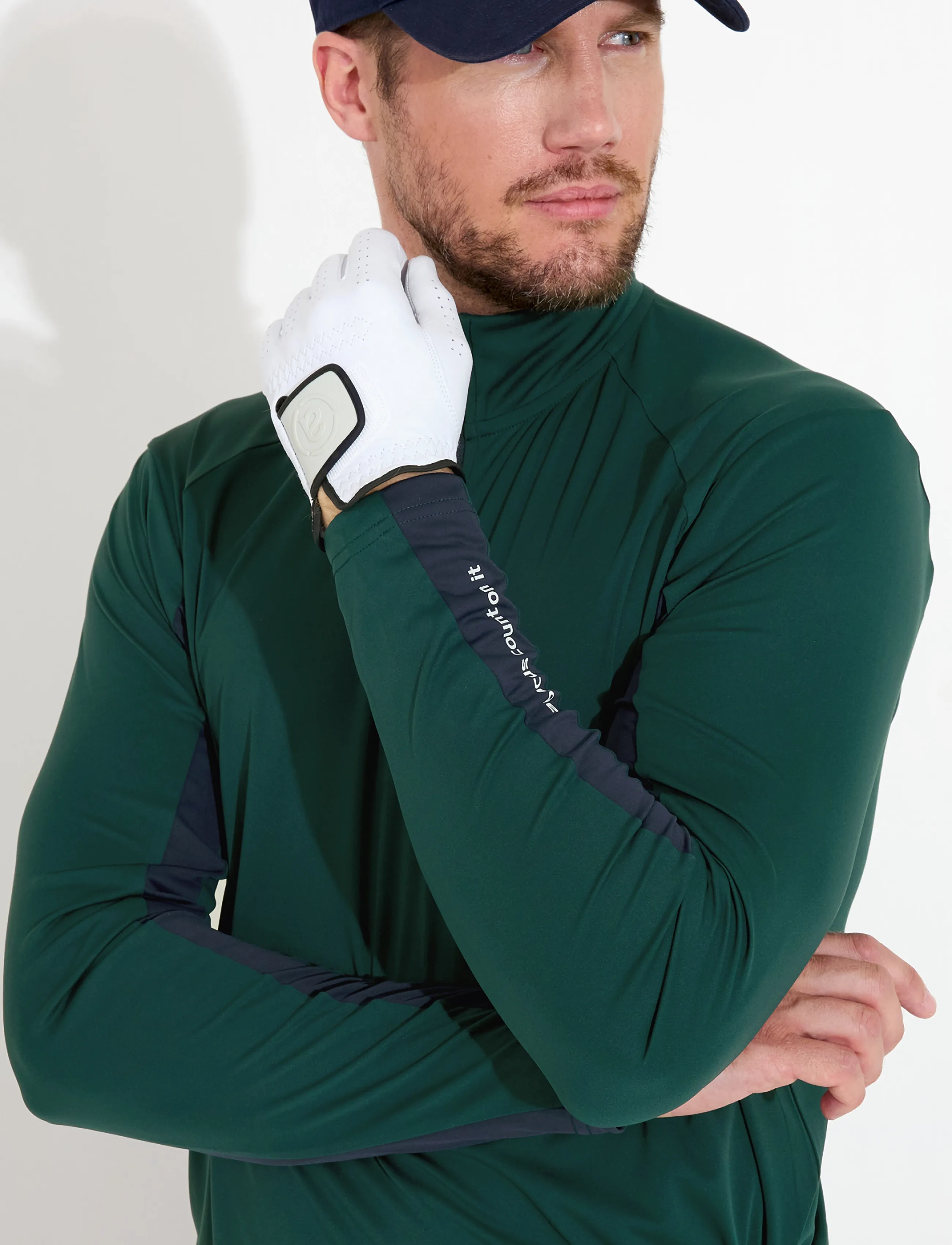 Abacus - Mens Aloha UV longsleeve - långärmade tröjor - course green - 4