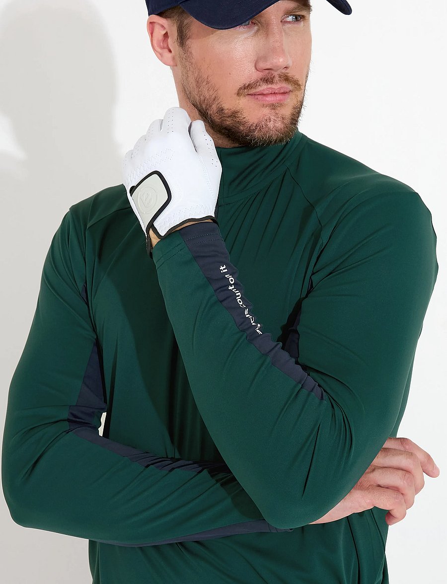 Abacus - Mens Aloha UV longsleeve - långärmade tröjor - course green - 4